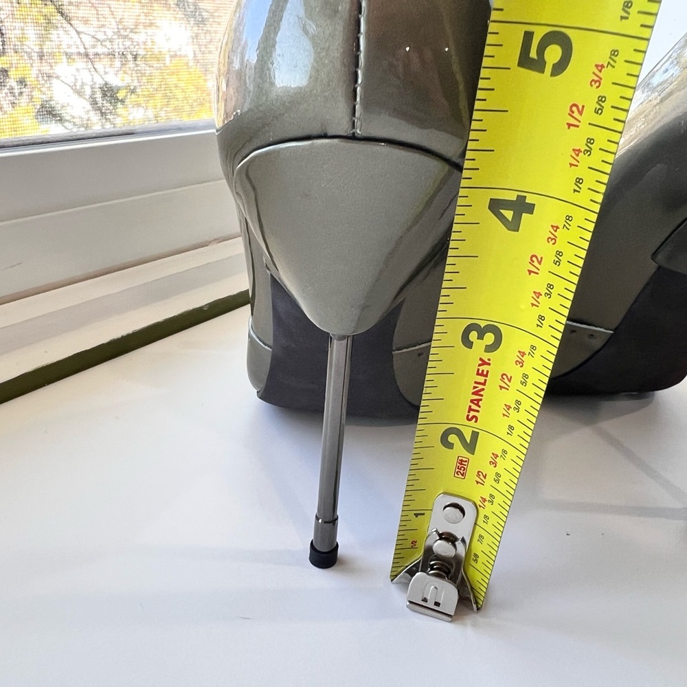 Kurt Geiger London Bond Women's Gray Tassel Heels 37 - Picture 10 of 16